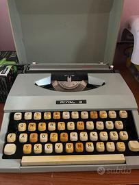 Macchina da scrivere vintage Royal Signet (Silver-