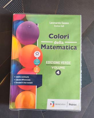 colori della matematica edizione verde 4