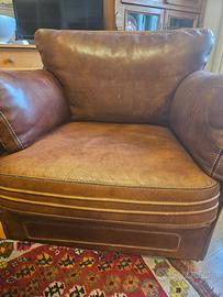 poltrona in cuoio