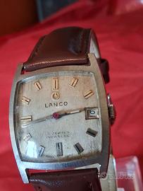orologio da polso Vintage Lanco a Corda