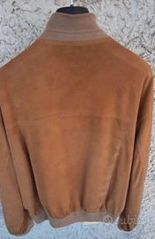 Giacca uomo pelle vero vintage tg.52