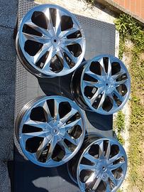 cerchi 18 pollici cromati tezzen flexin