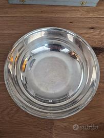 Oggetti bagnati arg.no punz. cucchiaini arge 1000