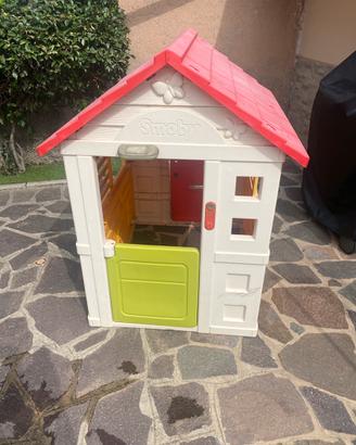 Casetta per bambini smoby con die porte e la luce