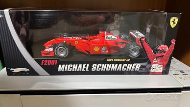Ferrari F-2001 Hot Wheels Elite M. Schumacher 1:18