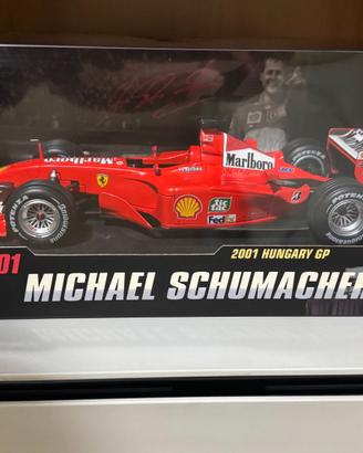 Ferrari F-2001 Hot Wheels Elite M. Schumacher 1:18