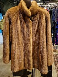 Pelliccia visone corta golden