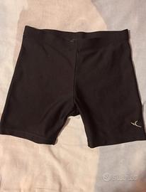 Pantaloncino Short Gym ragazza Domyos neri 