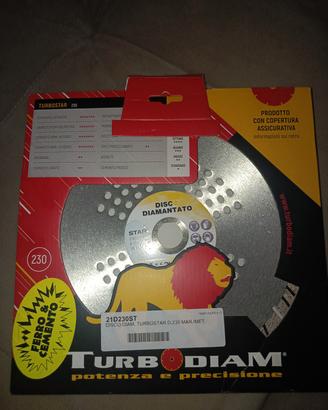 Disco diamantato Tecnodiam Turbostar 230 mm 