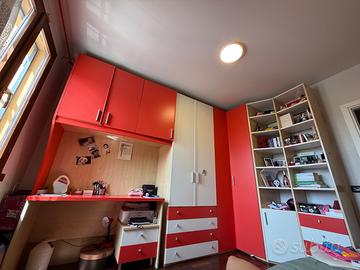 Armadio e scrivania cameretta