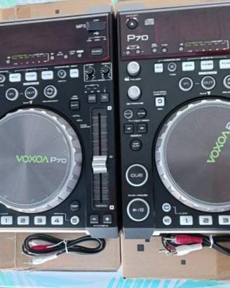 Coppia VOXOA P70 MEDIA PLAYER MP3 CDR USB MIDI