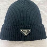 Cappello di moda nero Cappello a maglia