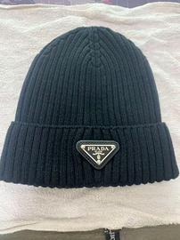 Cappello di moda nero Cappello a maglia