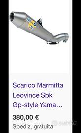 Terminale scarico leovince sbk