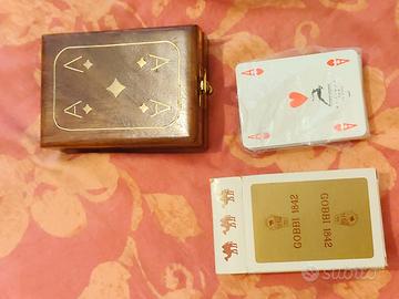 Carte da Gioco Modiano 145 anniversario e portacar