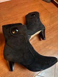 stivaletto in camoscio, donna