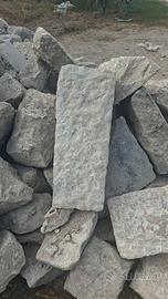 Blocco pavimento basolato pietra lavica 120mq
