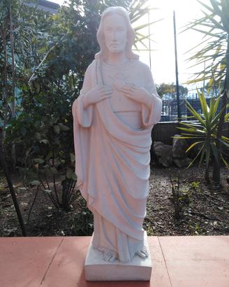 Statua antica di Gesù di marmo 