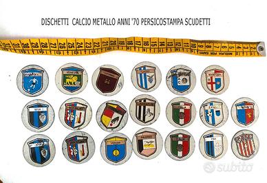 DISCHETTI CALCIO METALLO ANNI '70 PERSICOSTAMPA SC