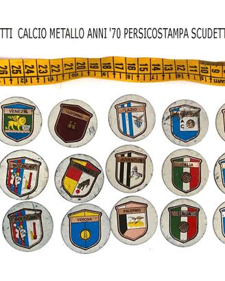 DISCHETTI CALCIO METALLO ANNI '70 PERSICOSTAMPA SC