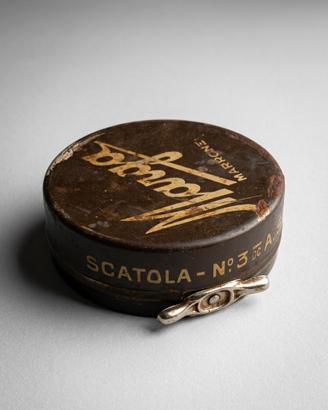 Scatola Vintage Lucido Marga Marrone -