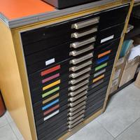 cassettiera da tipografo