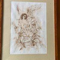 Quadro disegno di un angelo