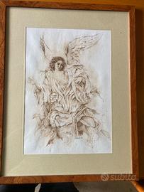 Quadro disegno di un angelo