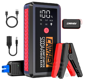 CARHEV Booster Avviamento Auto, 5000A Avviatore Ba