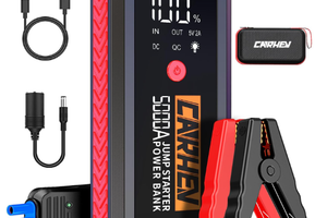 CARHEV Booster Avviamento Auto, 5000A Avviatore Ba