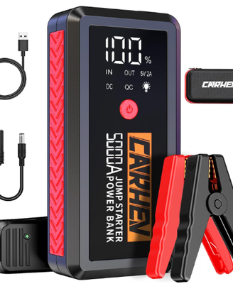 CARHEV Booster Avviamento Auto, 5000A Avviatore Ba