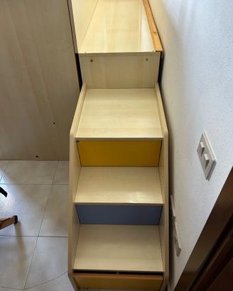 Cameretta completa con letto a soppalco + armadio