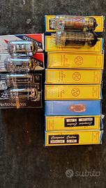 set valvole per amplificatore