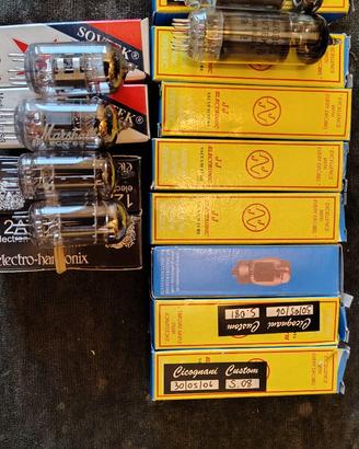 set valvole per amplificatore