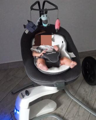 sdraietta altalena elettrica neonati babymoov