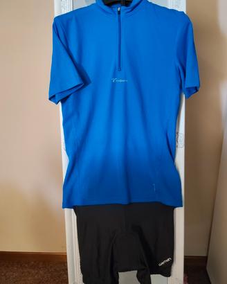 Completo ciclismo donna xs pantaloni senza bretell