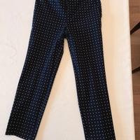 Pantalone donna blu a pois - Ralph Laurent