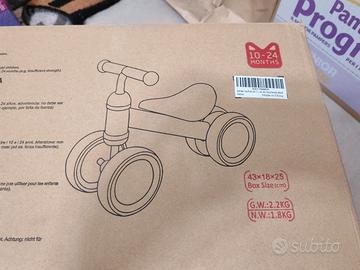 bicicletta bambino 6/18 mesi