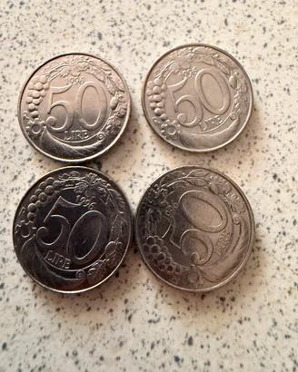 Moneta 50 lire - 1996