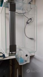 Acquario PawHut 20L Vetro 38x26x27cm LED e Filtro