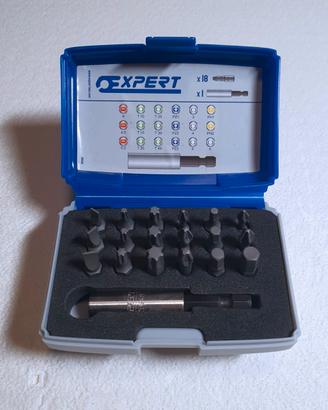 Stanley Expert - Kit inserti 18 pz. + Portainserti