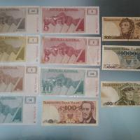 lotto banconote Slovenia Polonia