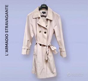 Trench coat Luisa Spagnoli rosa baby tg L