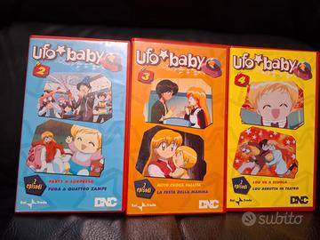 Cassetta videocassette VHS ufo baby numero 2 3 4