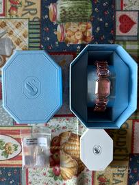 Swarovski Octagon Watch - Pink Rose Gold