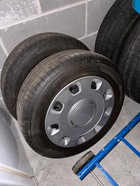 Gomme + cerchi Fiat 500