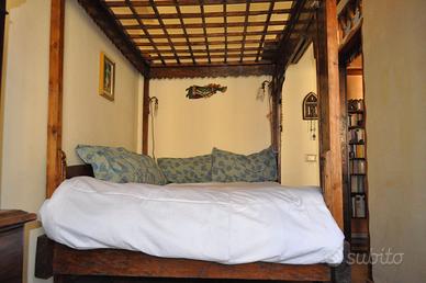 Letto indonesiano in teak  140 x 190