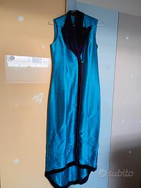 abito di seta lungo taglia 42 