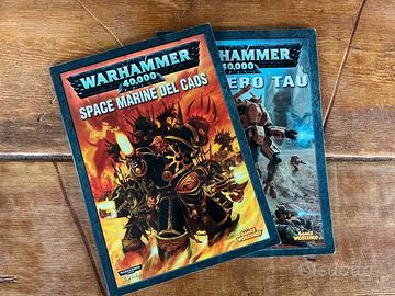 Warhammer 40k - codex tau e space marines del caos