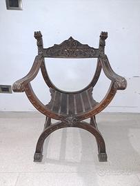 Sedie antiche savonarola